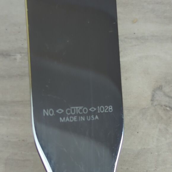 Vintage CUTCO 3 Piece Set 1026 1027 1028 With Bakelite Wall Rack Mount USA Made - Picture 9 of 14